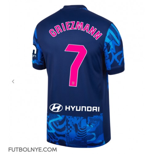 Camiseta Atletico Madrid Antoine Griezmann #7 Tercera Equipación 2024-25 manga corta